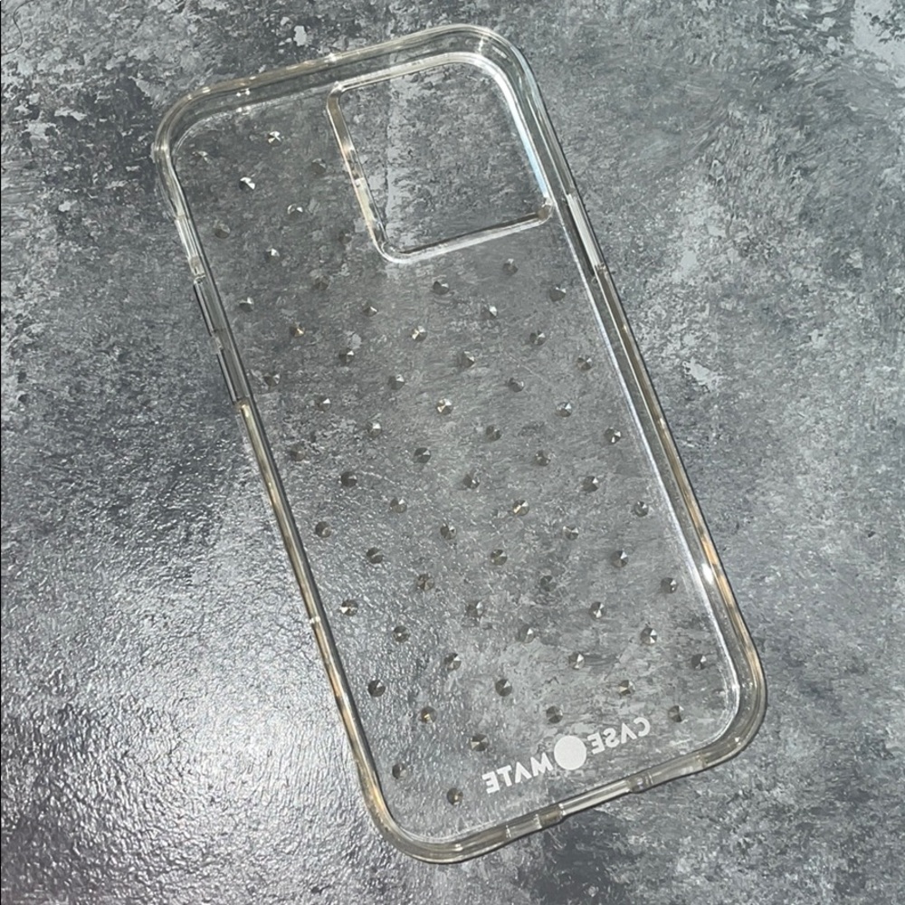 CaseMate Jeweled Clear iPhone 12 Case - Picture 2 of 2